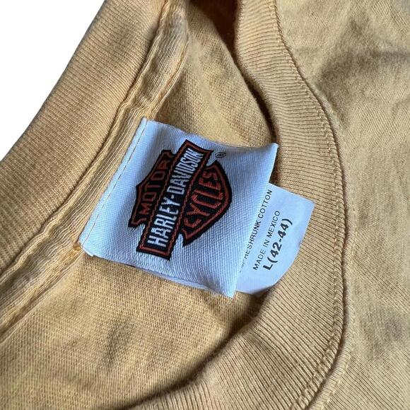Harley-Davidson T-Shirt Running Free Wolves Mike’s Famous Smyrna Delaware Men’s - Picture 4 of 10